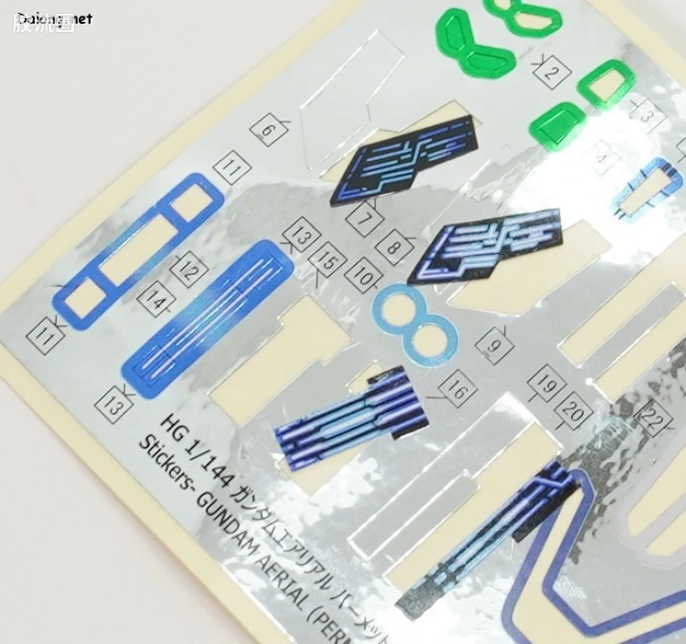 HG高达水星的魔女拼装模型 HG 网络限定版 XVX-016 风灵高达 帕梅特刻痕6 - 图片