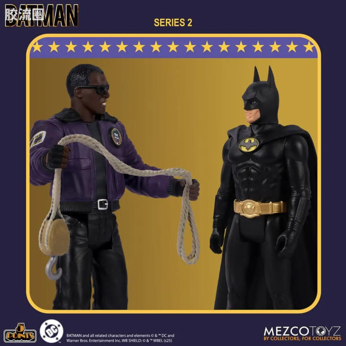 Mezco 5 points系列 5点系列 蝙蝠侠 (1989) - 系列2 套装 - 图片