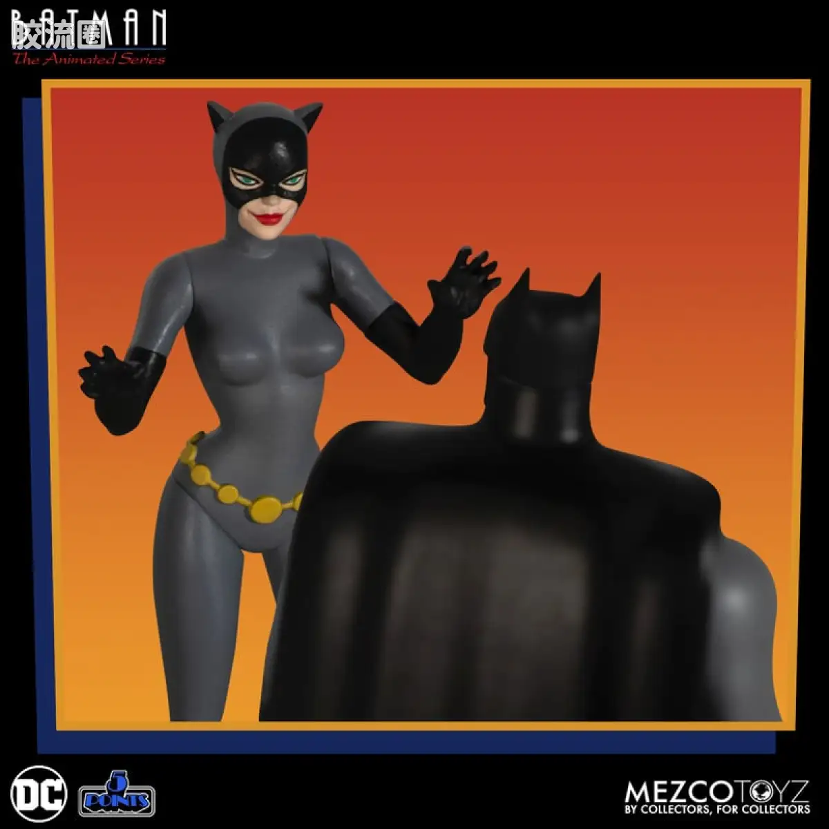 Mezco 5 points系列 5点系列 蝙蝠侠：动画系列 豪华套装 - 图片