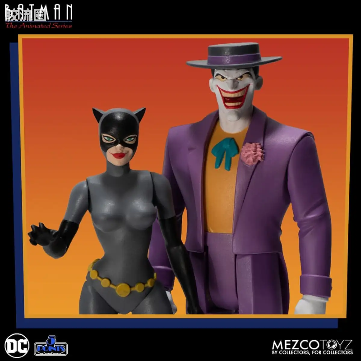 Mezco 5 points系列 5点系列 蝙蝠侠：动画系列 豪华套装 - 图片