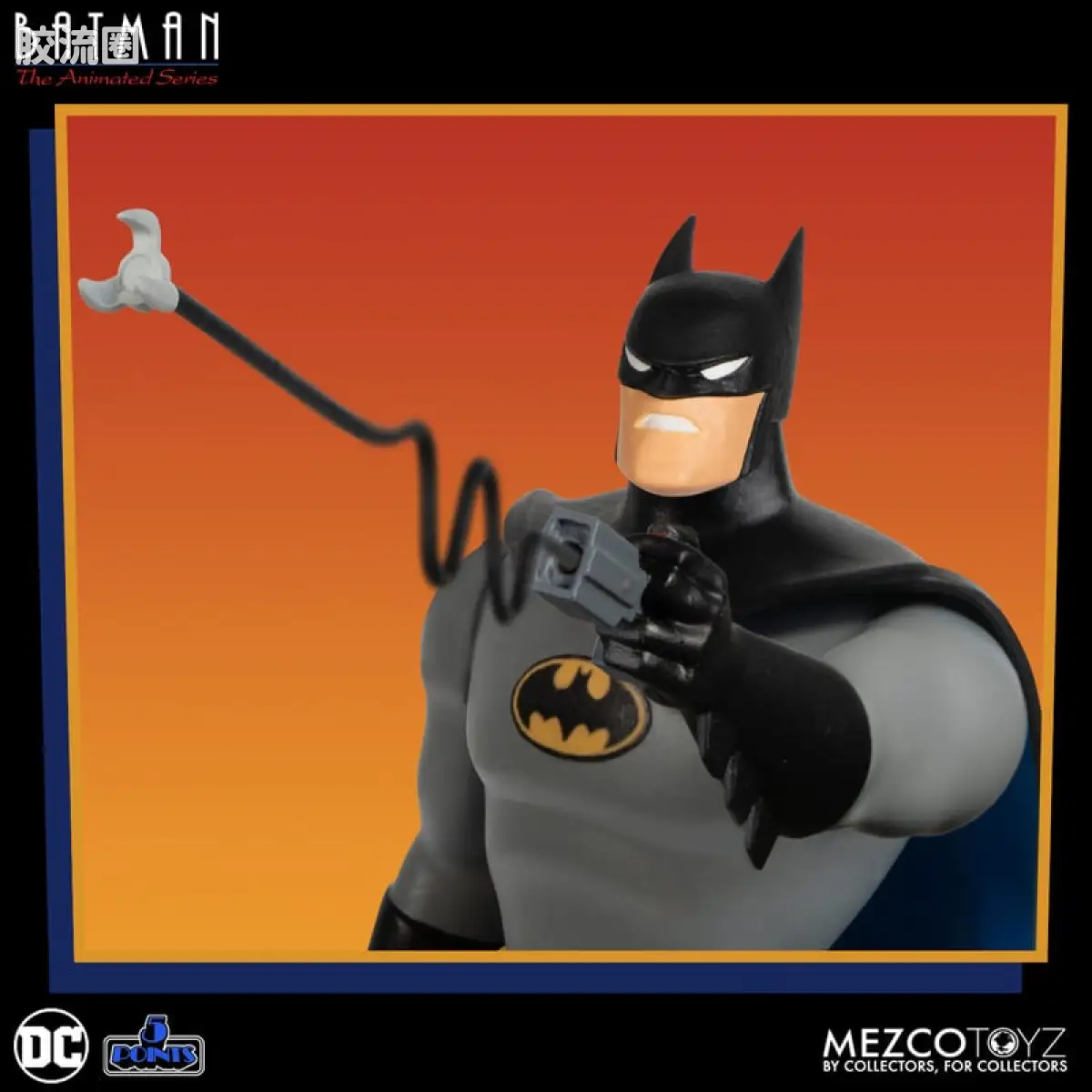 Mezco 5 points系列 5点系列 蝙蝠侠：动画系列 豪华套装 - 图片