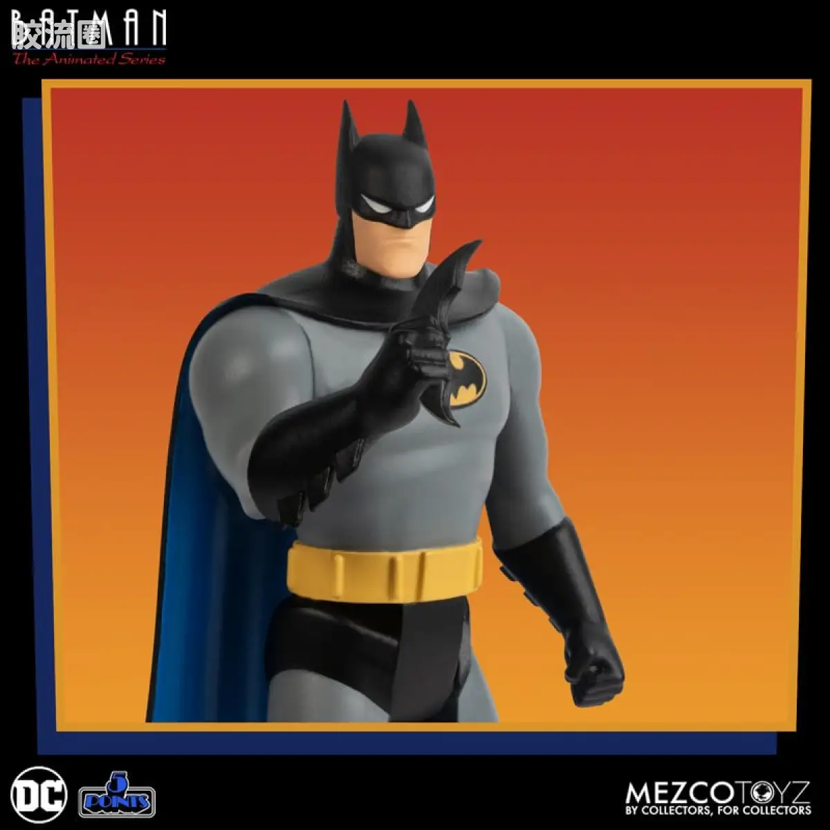 Mezco 5 points系列 5点系列 蝙蝠侠：动画系列 豪华套装 - 图片