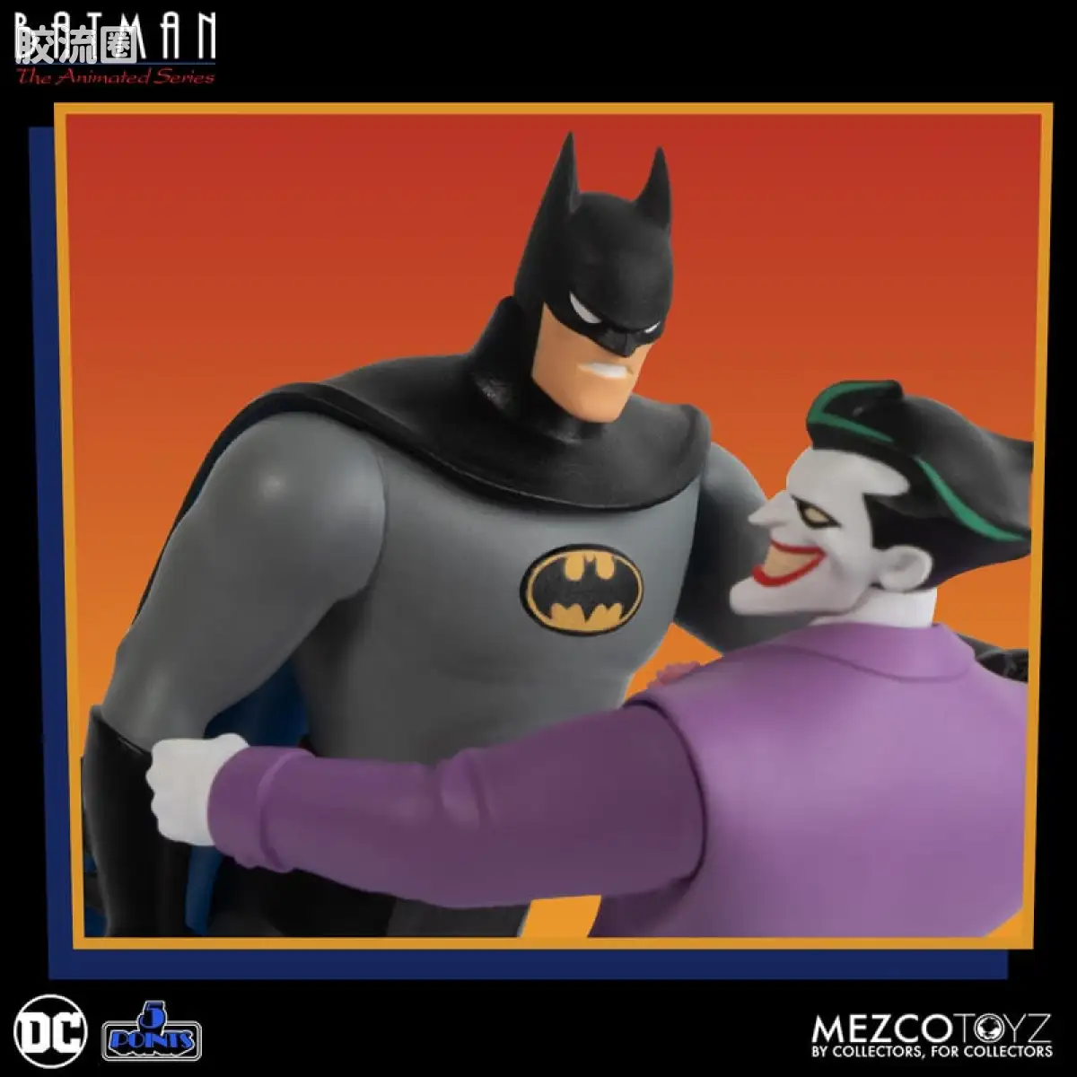 Mezco 5 points系列 5点系列 蝙蝠侠：动画系列 豪华套装 - 图片