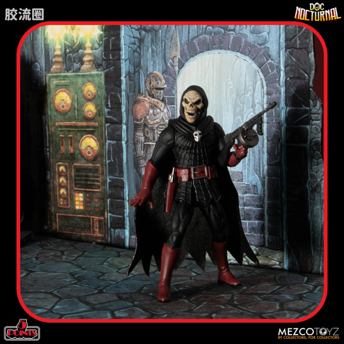 Mezco 5 points系列 5点系列 夜行博士 - 夜行塔 玩具套装 - 图片