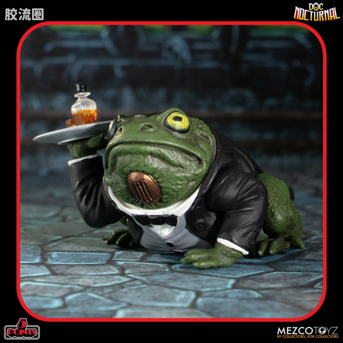 Mezco 5 points系列 5点系列 夜行博士 - 夜行塔 玩具套装 - 图片