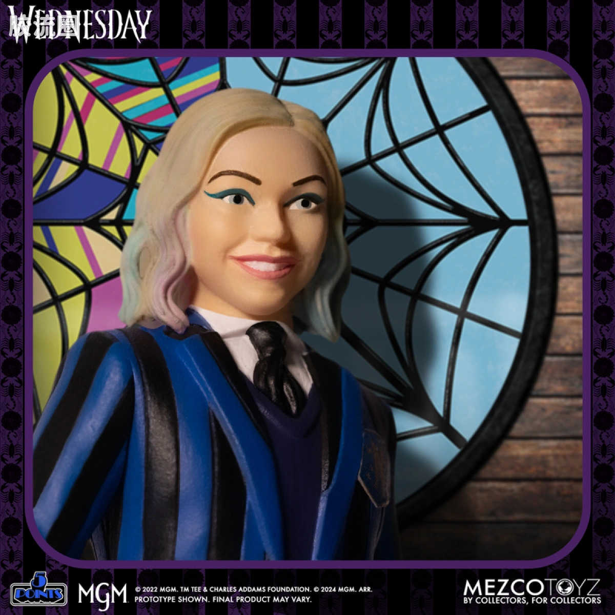 Mezco 5 points系列 5点系列 星期三与伊妮德 套装 - 图片