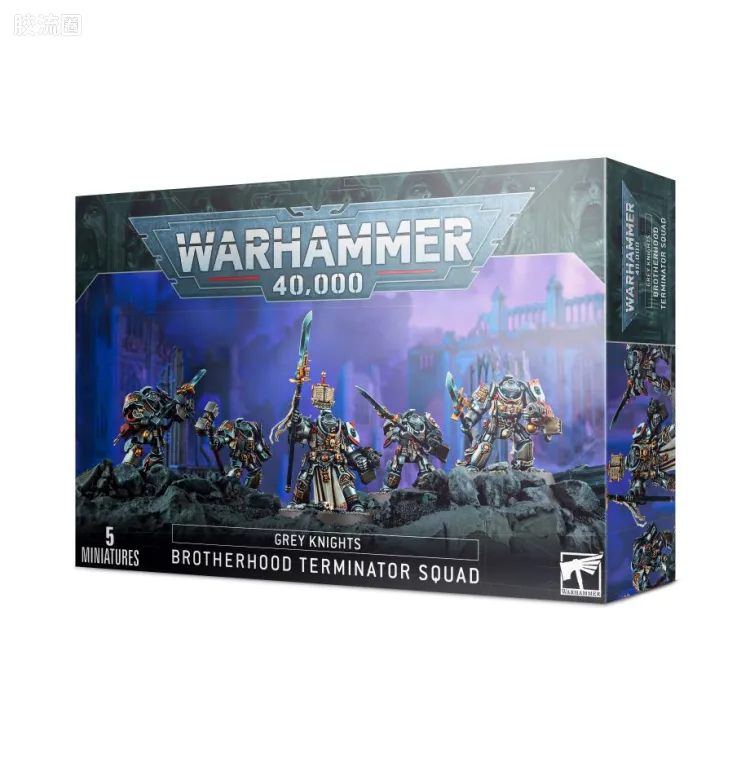 战锤40K Grey Knights 灰骑士 5版 兄弟会终结者小队