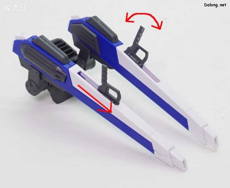 MG 特殊武器配件 高达F-90用任务装备 R装备 & V装备 - 图片