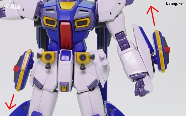 MG 特殊武器配件 高达F-90用任务装备 R装备 & V装备 - 图片