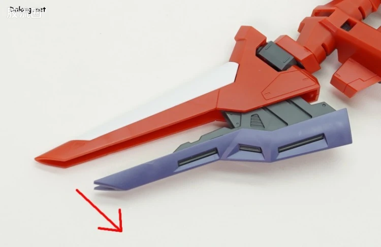 MG 特殊武器配件 高达F-90用任务装备W型 - 图片