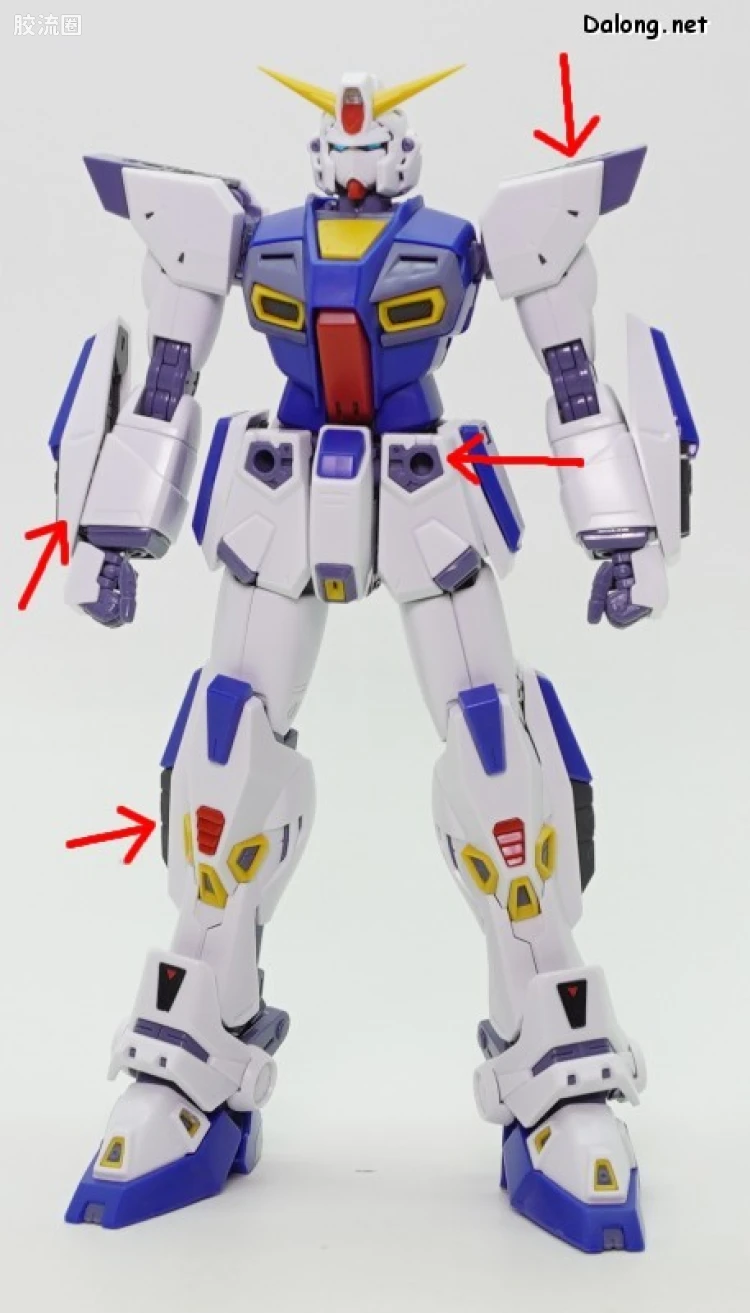 MG 特殊武器配件 高达F-90用任务装备W型 - 图片