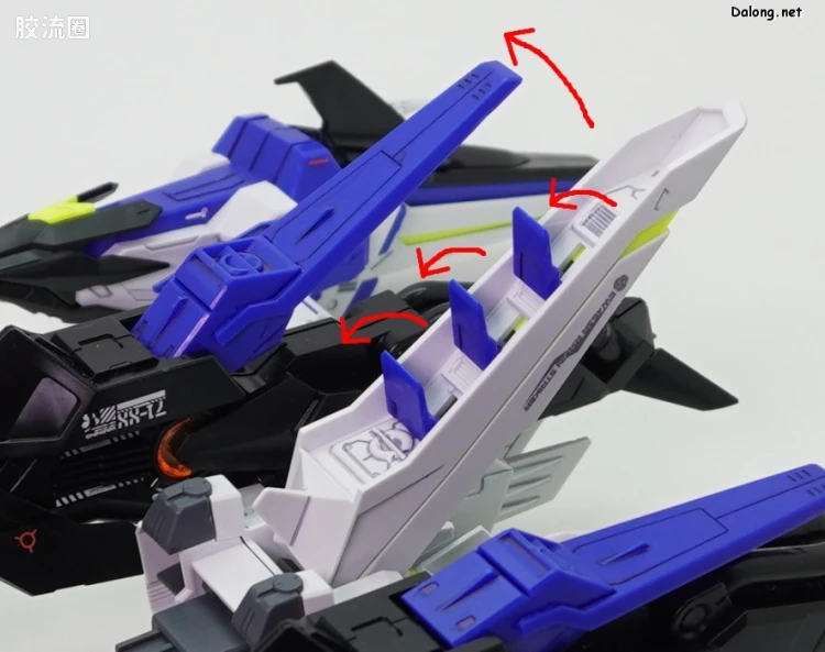 MG 特殊武器配件 天蚀高达用雷神强袭背包 - 图片