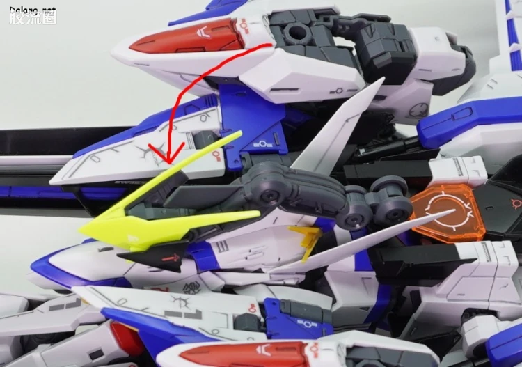 MG 特殊武器配件 天蚀高达用雷神强袭背包 - 图片