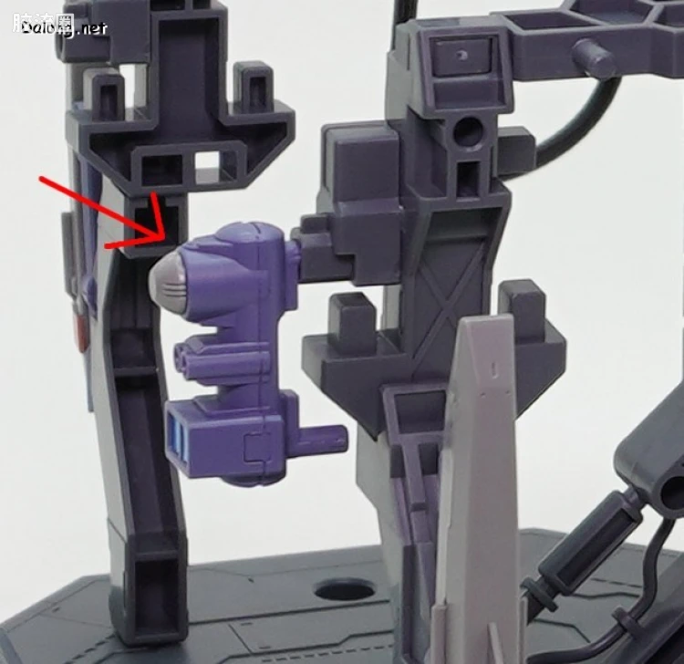 MG 特殊武器配件 高达F90用任务装备包专用整备架 2个套装 - 图片