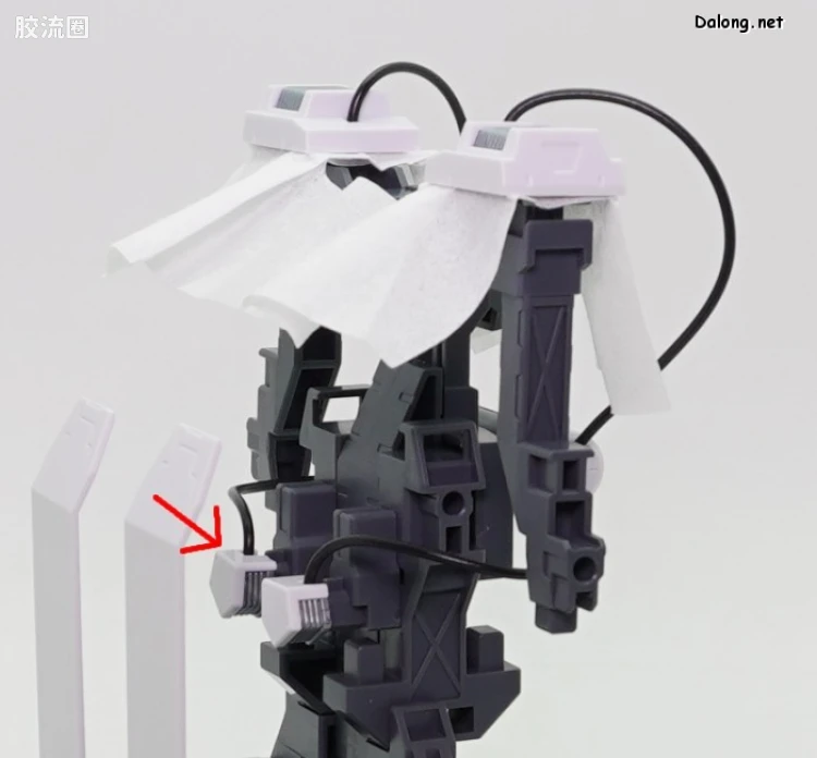 MG 特殊武器配件 高达F90用任务装备包专用整备架 2个套装 - 图片