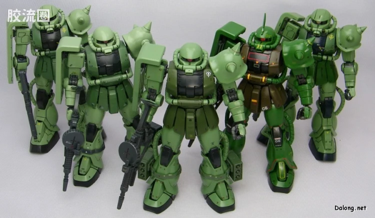 MG 重力战线 MS-06J 陆战型扎古Ⅱ Ver.2.0 重力战线印象颜色Ver. - 图片