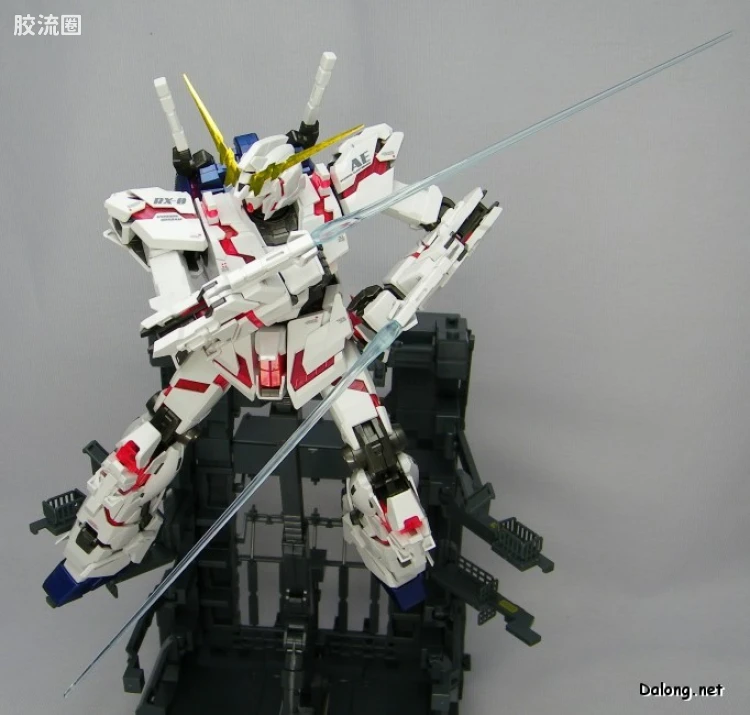 MG 官方豪华版 独角兽高达 HD color版+格纳库 - 图片
