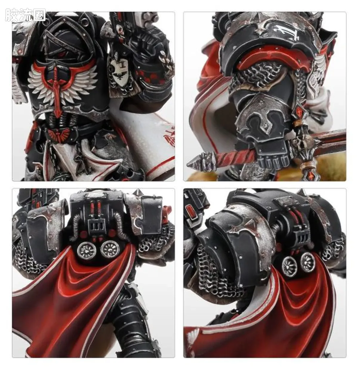 战锤：荷鲁斯之乱 Warhammer: The Horus Heresy Dark Angels 第一军团 黑暗天使 初版 铁骑型终结者执政官 - 图片