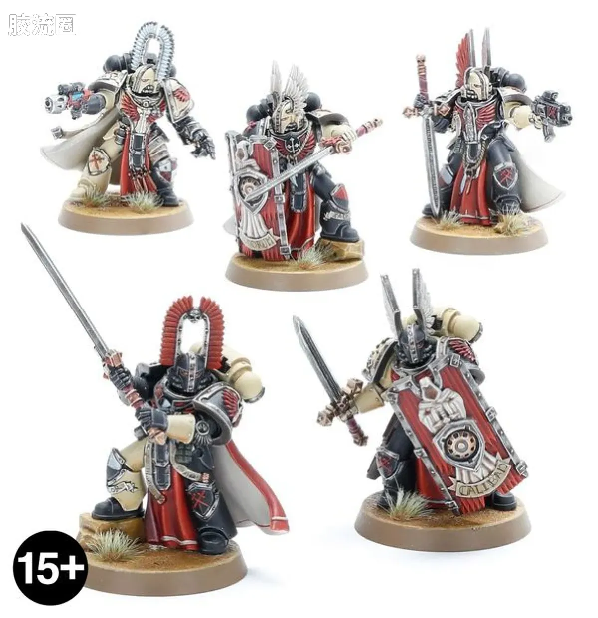战锤：荷鲁斯之乱 Warhammer: The Horus Heresy Dark Angels 第一军团 黑暗天使 初版 死翼伴卫 - 图片