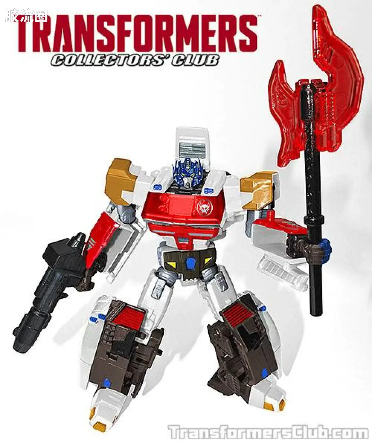 变形金刚 BOTCON & TCC 限定玩具 TCC2015 会员赠送 白狮擎天柱 - 图片