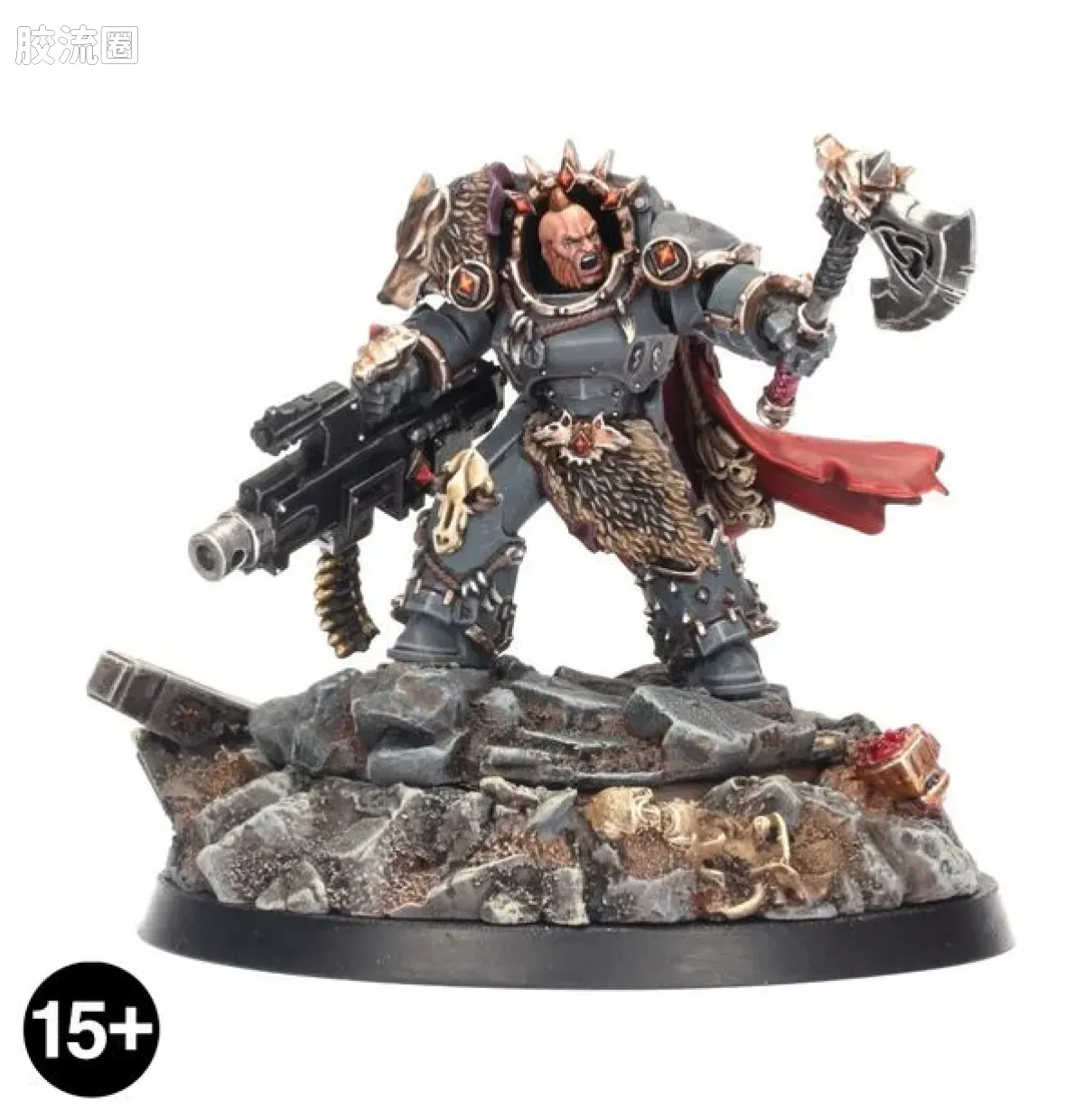 战锤：荷鲁斯之乱 Warhammer: The Horus Heresy Space Wolves 第六军团 太空野狼 初版 第四大连长 哈维尔·红刃 - 图片