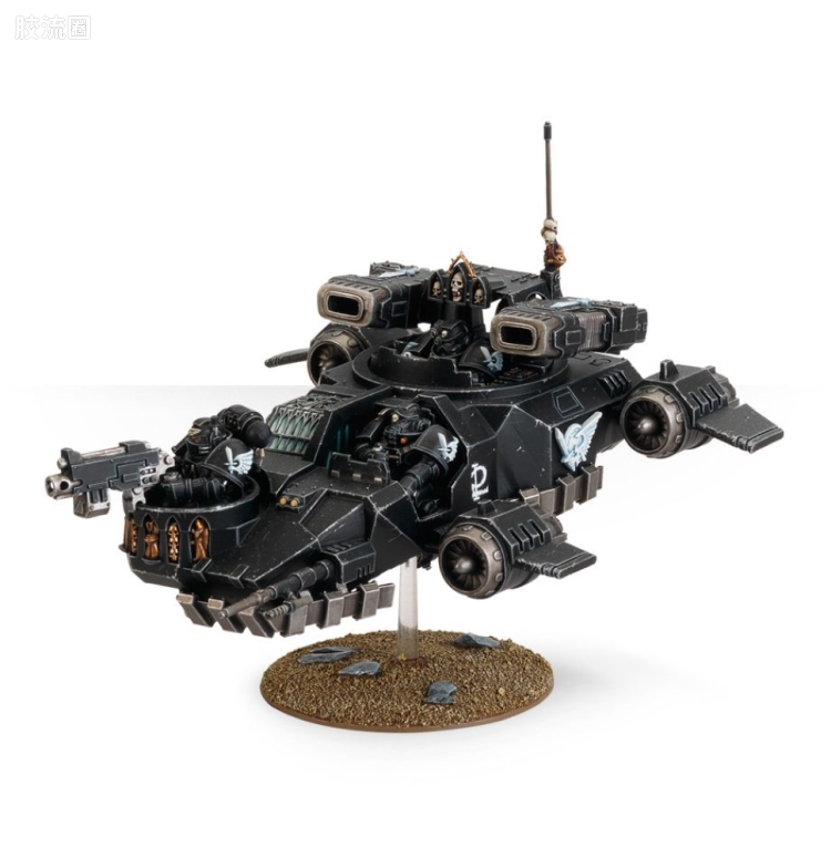 战锤40K Dark Angels 黑暗天使 6版 鸦翼复仇型兰德速攻艇