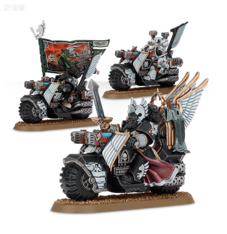 战锤40K Dark Angels 黑暗天使 6版 鸦翼黑骑士