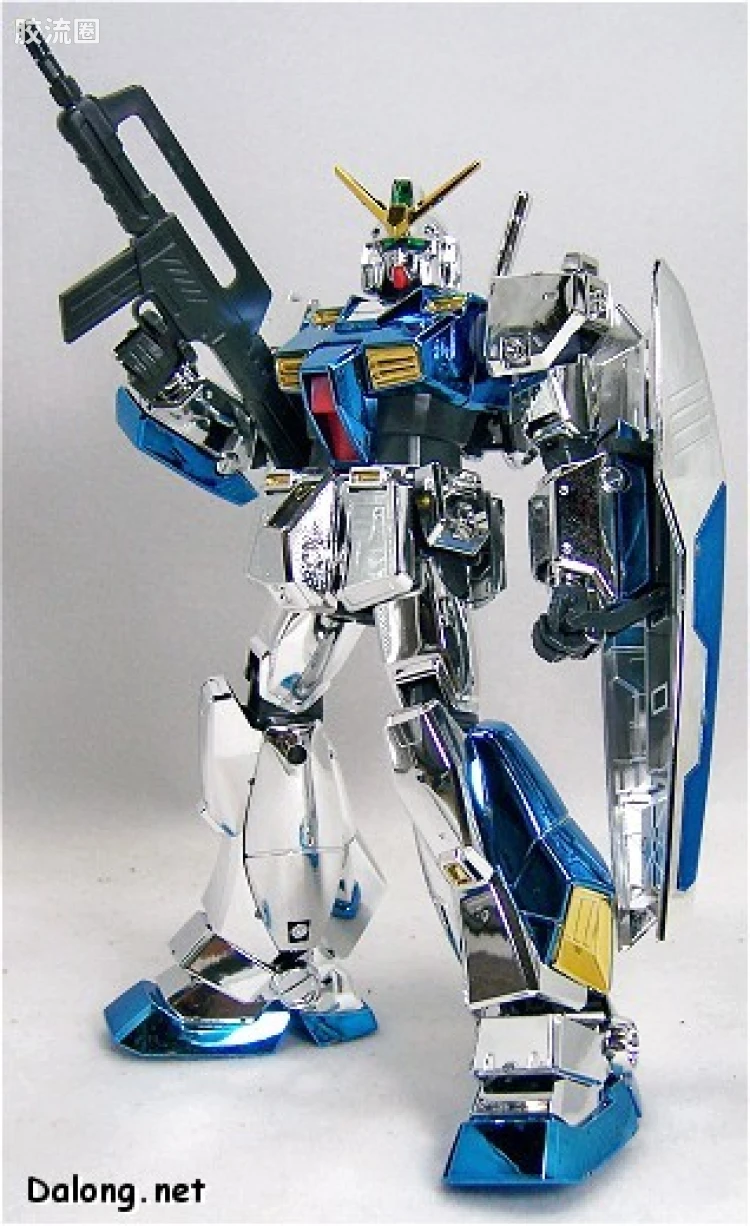 MG 限定电镀透明版 全装甲高达艾利克斯 透明金属涂装版 - 图片