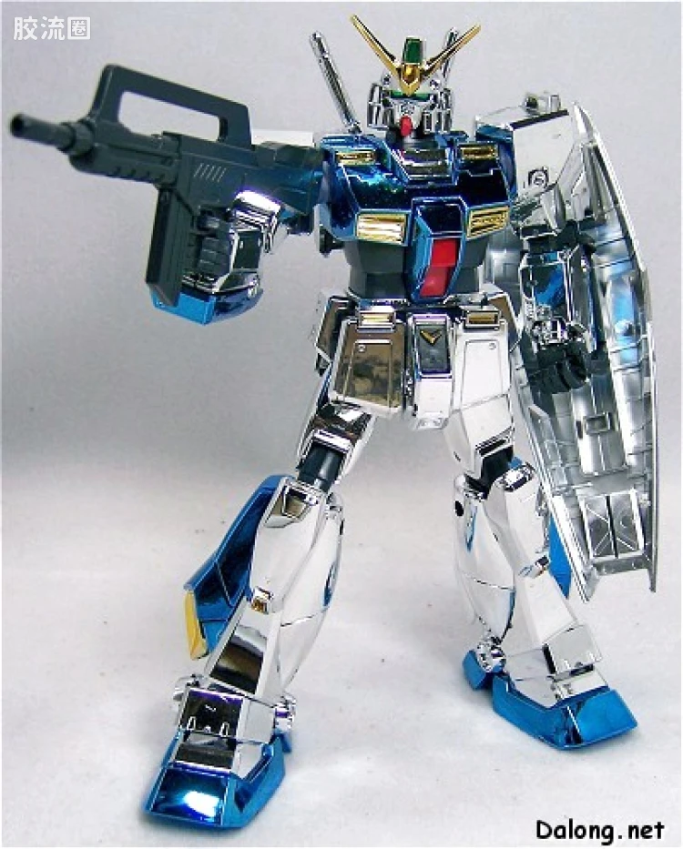 MG 限定电镀透明版 全装甲高达艾利克斯 透明金属涂装版 - 图片