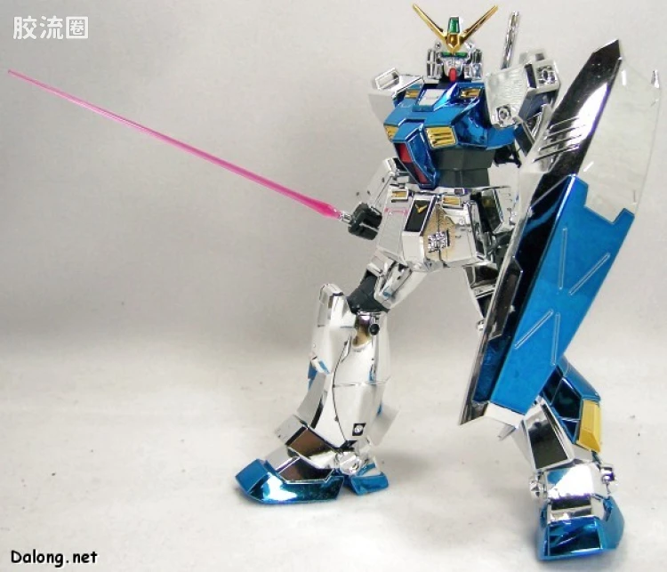 MG 限定电镀透明版 全装甲高达艾利克斯 透明金属涂装版 - 图片