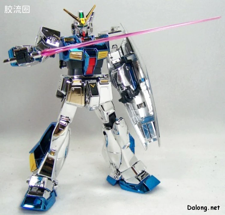 MG 限定电镀透明版 全装甲高达艾利克斯 透明金属涂装版 - 图片