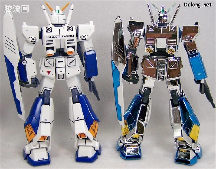 MG 限定电镀透明版 全装甲高达艾利克斯 透明金属涂装版 - 图片