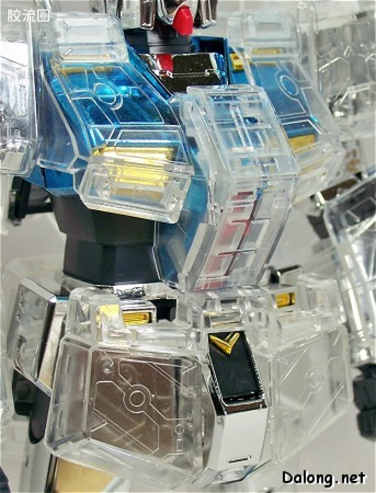 MG 限定电镀透明版 全装甲高达艾利克斯 透明金属涂装版 - 图片