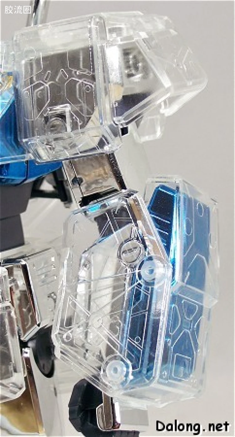 MG 限定电镀透明版 全装甲高达艾利克斯 透明金属涂装版 - 图片