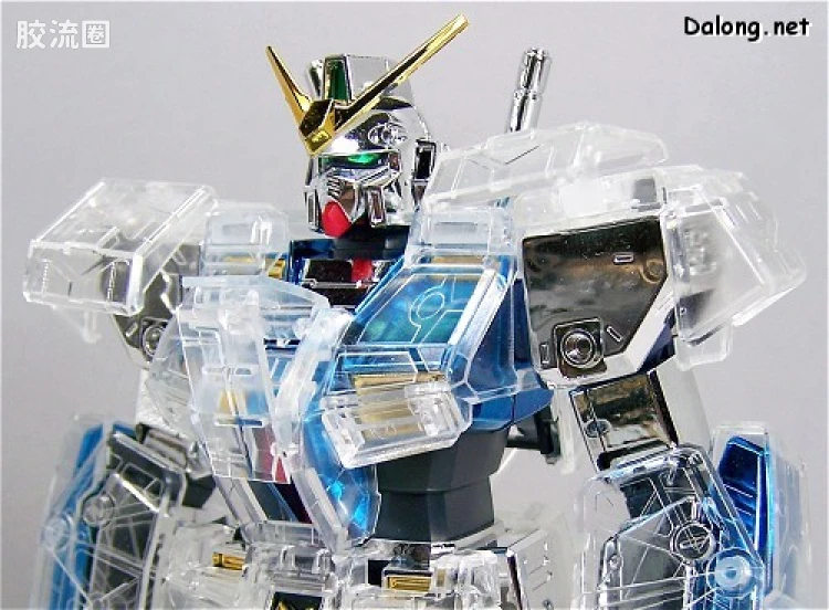 MG 限定电镀透明版 全装甲高达艾利克斯 透明金属涂装版 - 图片