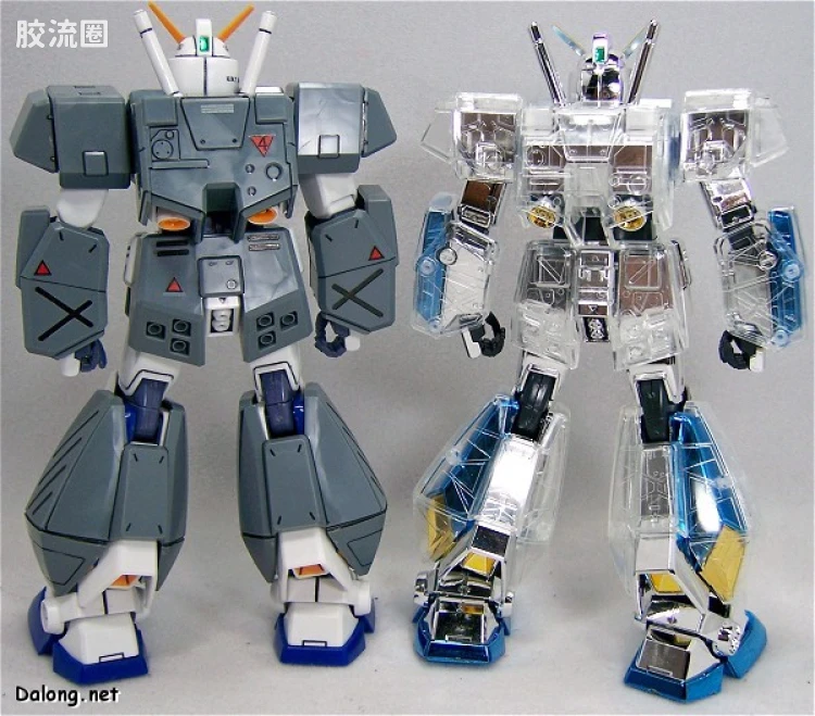 MG 限定电镀透明版 全装甲高达艾利克斯 透明金属涂装版 - 图片