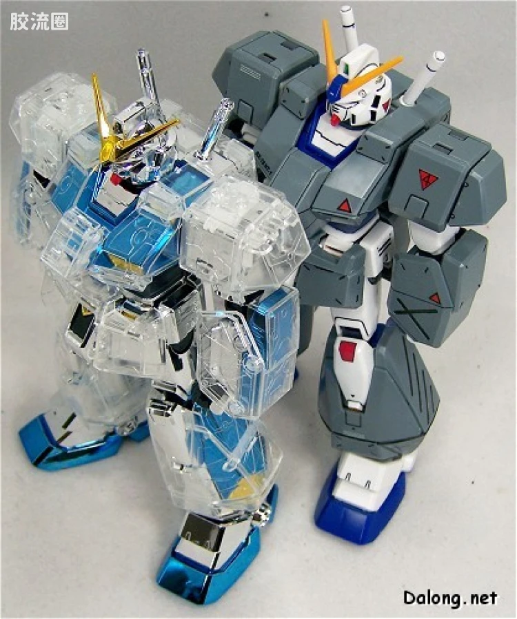 MG 限定电镀透明版 全装甲高达艾利克斯 透明金属涂装版 - 图片