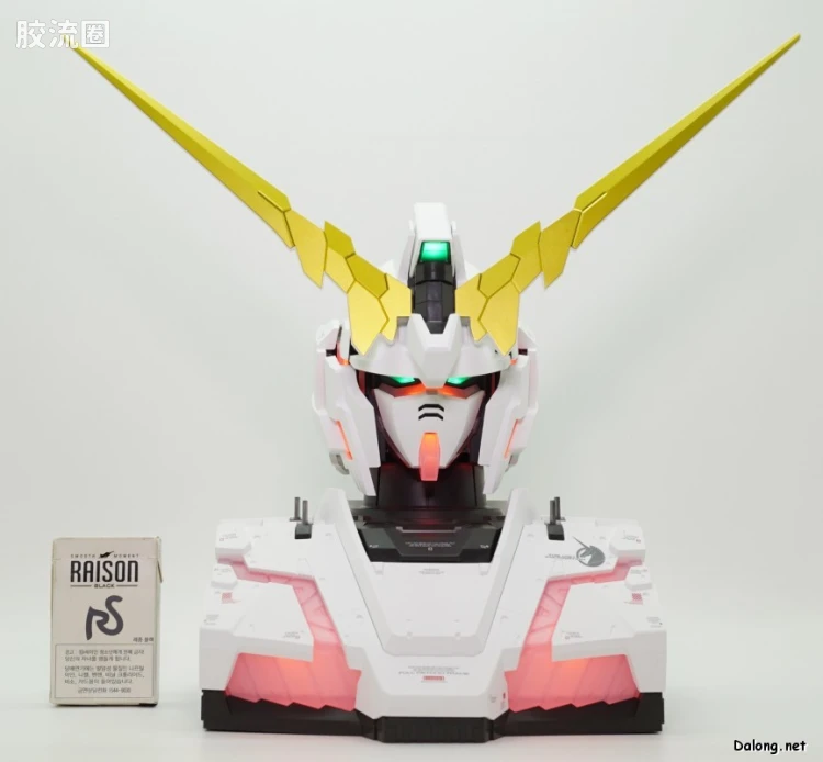 万代 大比例胸像系列 REAL EXPERIENCE MODEL RX-0 独角兽高达 自动变形版 - 图片