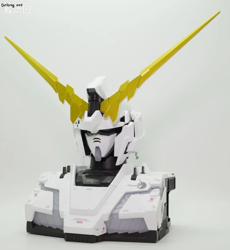 万代 大比例胸像系列 REAL EXPERIENCE MODEL RX-0 独角兽高达 自动变形版 - 图片