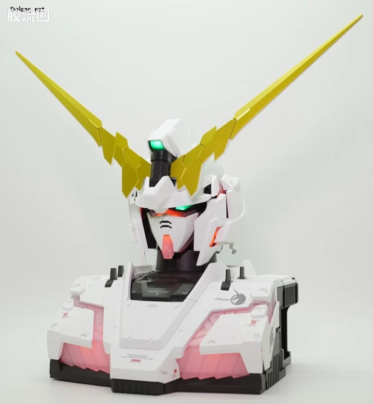 万代 大比例胸像系列 REAL EXPERIENCE MODEL RX-0 独角兽高达 自动变形版 - 图片