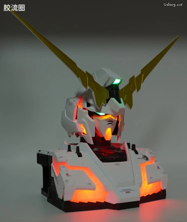 万代 大比例胸像系列 REAL EXPERIENCE MODEL RX-0 独角兽高达 自动变形版 - 图片