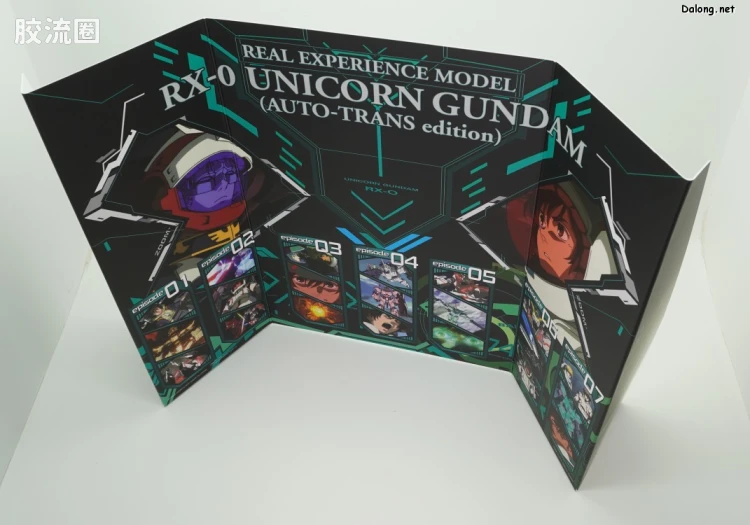 万代 大比例胸像系列 REAL EXPERIENCE MODEL RX-0 独角兽高达 自动变形版 - 图片