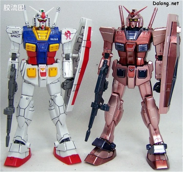 MG 限定电镀版 卡斯巴尔专用高达 金属涂装版 - 图片