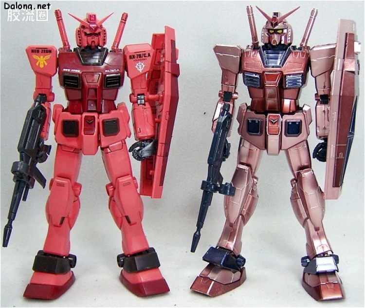 MG 限定电镀版 卡斯巴尔专用高达 金属涂装版 - 图片