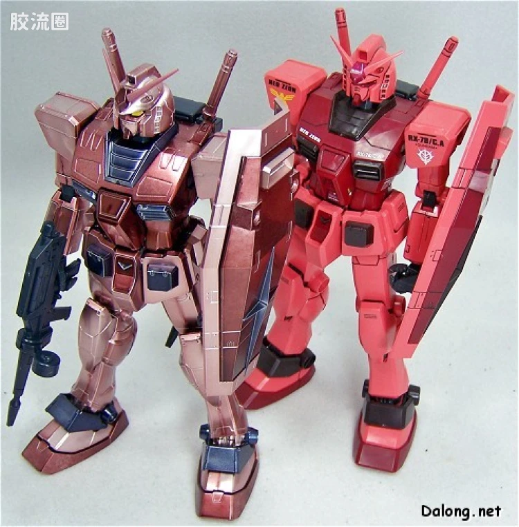MG 限定电镀版 卡斯巴尔专用高达 金属涂装版 - 图片