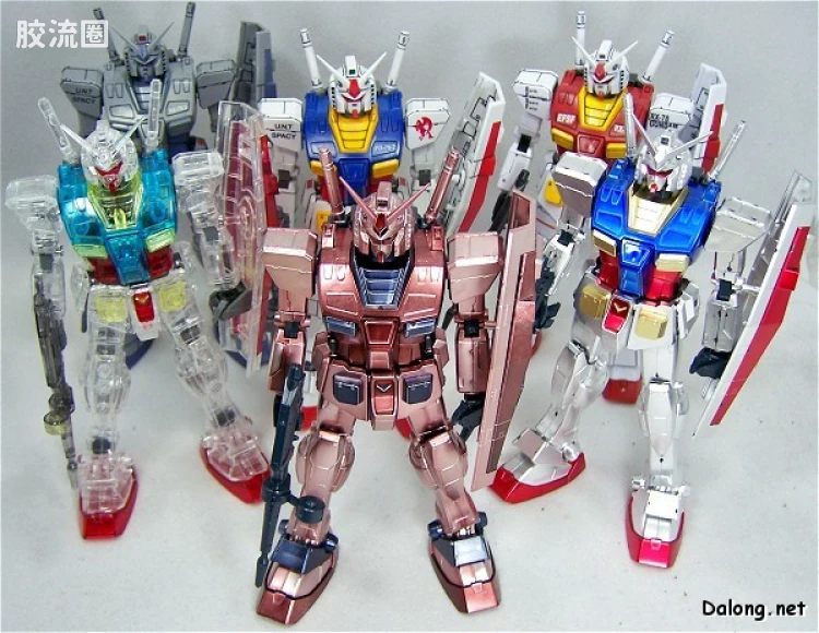 MG 限定电镀版 卡斯巴尔专用高达 金属涂装版 - 图片