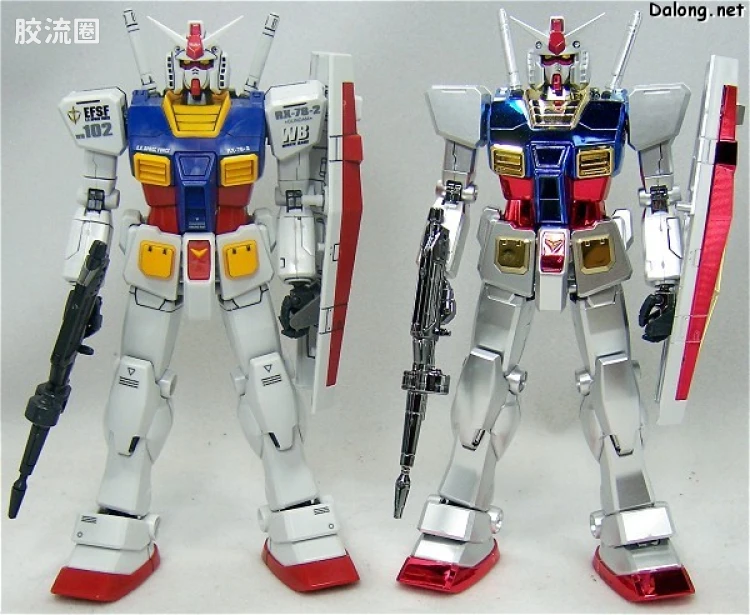 MG 限定电镀版 RX-78-2 高达 金属涂装版 - 图片