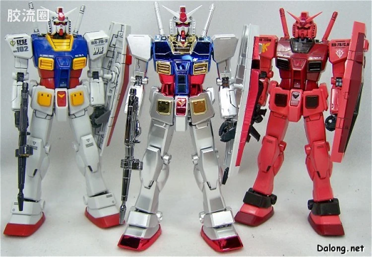 MG 限定电镀版 RX-78-2 高达 金属涂装版 - 图片