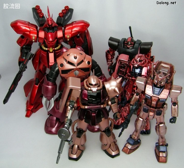 MG 限定电镀版 夏亚专用扎古 II v2.0 Extra Finish电镀版 - 图片