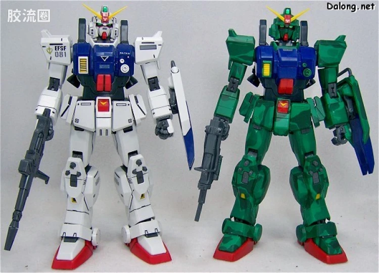 MG 限量版RX-79[G]特别涂装版 战型高达 丛林涂装A - 图片
